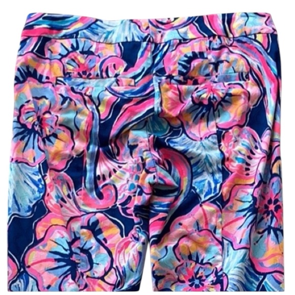LILLY PULITZER Kelly Ankle Pants in Pink/Blue Size 12 — SIMPLY GORGEOUS!!! - Picture 6 of 10